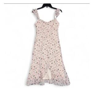 Nanette Lepore‎ You And I Silk Midi Dress Size 0 Fairy Artsy Romantic